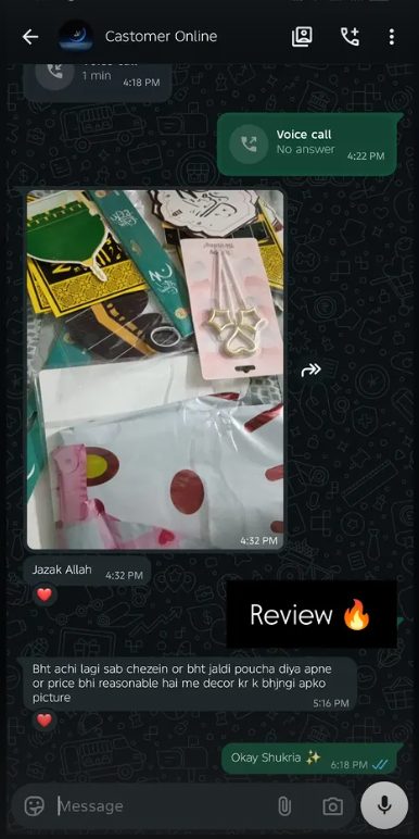 Customer review
